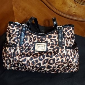 LEOPARD print purse .
